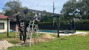 pergola installation